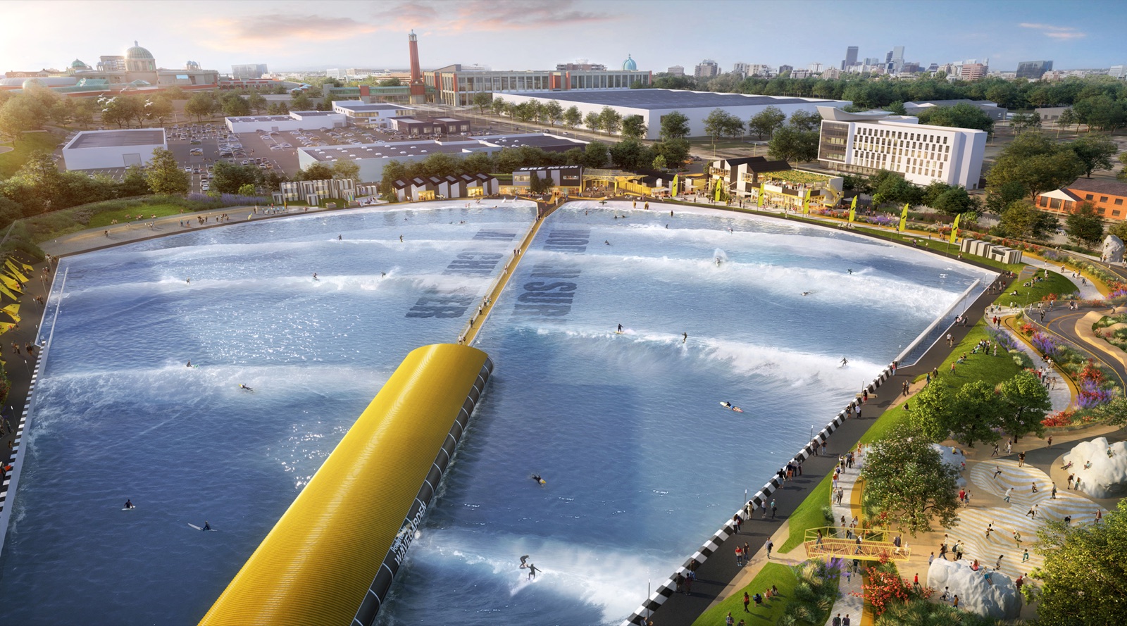 Modern Surf: the inland surf lagoon taking shape at TraffordCity